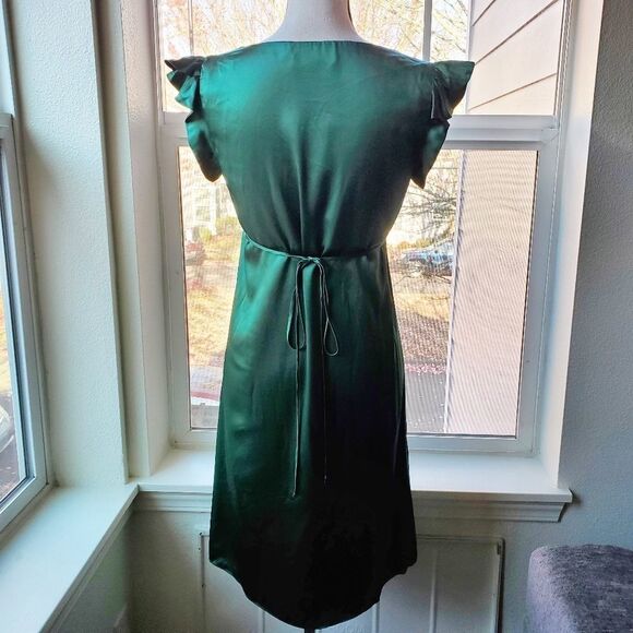 Vintage 1990's Betsey Johnson Emerald Green Dress - Picture 2 of 5